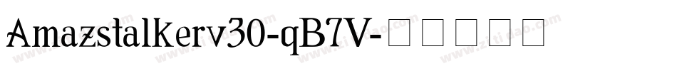 Amazstalkerv30-qB7V字体转换