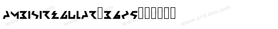 AmbisiRegular-B6z5字体转换