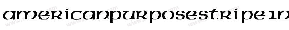 AmericanPurposeStripe1NormalItalic-y205字体转换