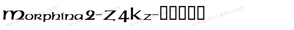 Morphina2-Z4Kz字体转换