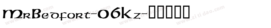 MrBedfort-06Kz字体转换