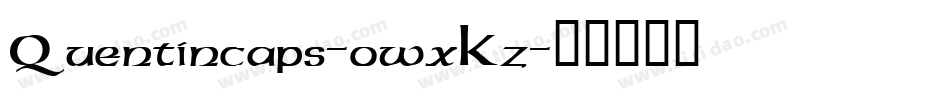 Quentincaps-owxKz字体转换