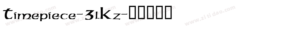 Timepiece-3lKz字体转换