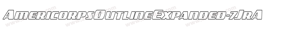 AmericorpsOutlineExpanded-7JrA字体转换