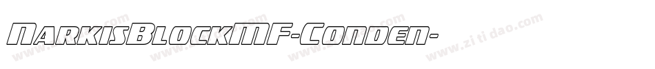 NarkisBlockMF-Conden字体转换