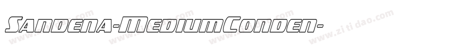 Sandena-MediumConden字体转换