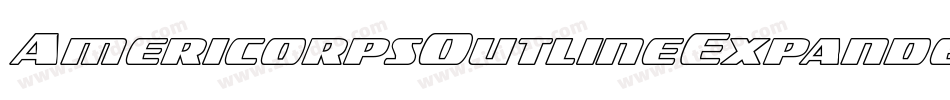 AmericorpsOutlineExpanded-7JrA字体转换