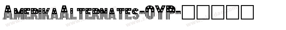 AmerikaAlternates-OYP字体转换