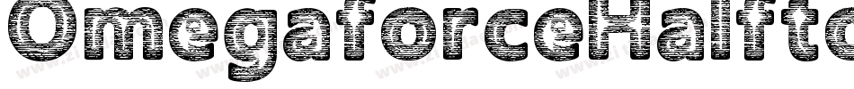 OmegaforceHalftoneItalic-qzD2字体转换