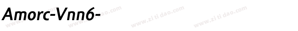 Amorc-Vnn6字体转换