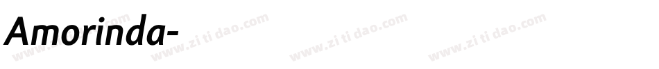 Amorinda字体转换