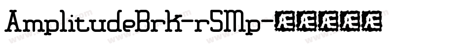 AmplitudeBrk-r5Mp字体转换
