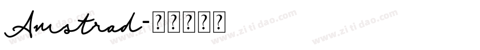 Amstrad字体转换