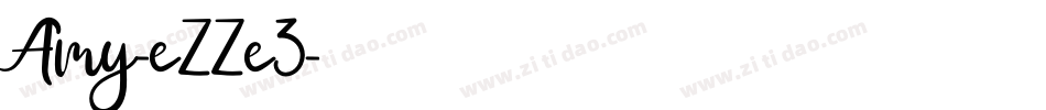 Amy-eZZe3字体转换