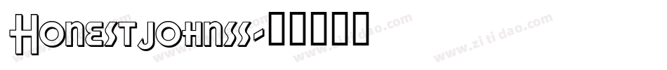 Honestjohnss字体转换