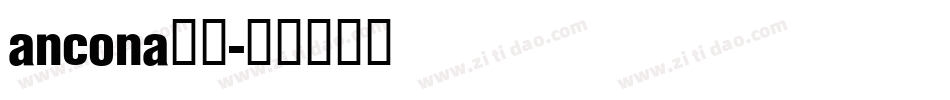 ancona字体字体转换