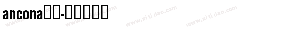 ancona字体字体转换