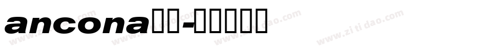 ancona字体字体转换