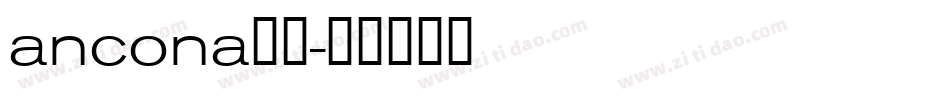 ancona字体字体转换
