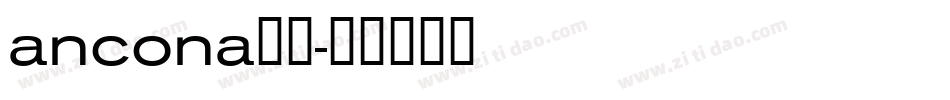 ancona字体字体转换