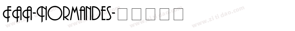 FAA-Normandes字体转换