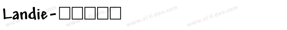 Landie字体转换