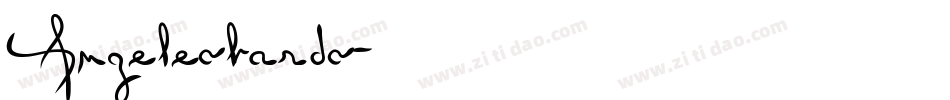 Angeleobardo字体转换