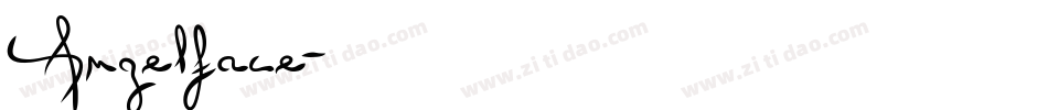 Angelface字体转换