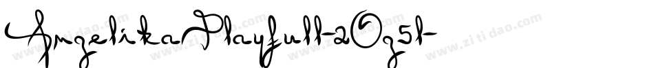 AngelikaPlayfull-2Og5l字体转换