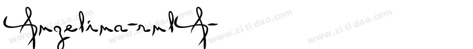 Angelina-rnlA字体转换