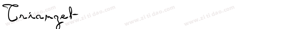 Triangel字体转换