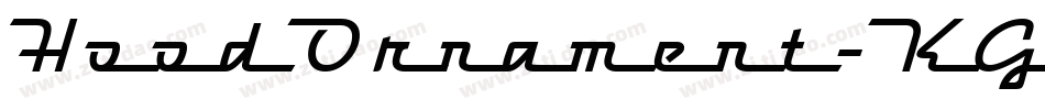 HoodOrnament-KGaD字体转换