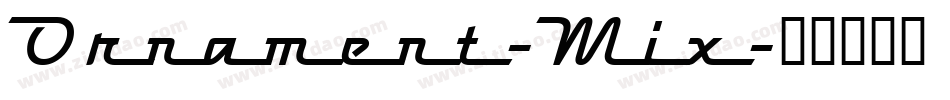 Ornament-Mix字体转换