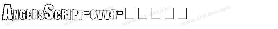 AngersScript-qvvr字体转换