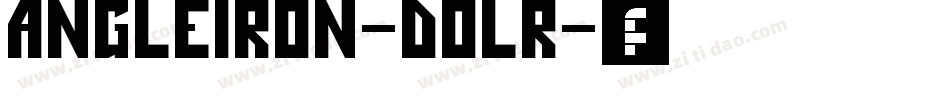 AngleIron-DolR字体转换