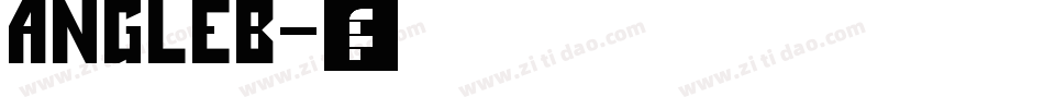 Angleb字体转换