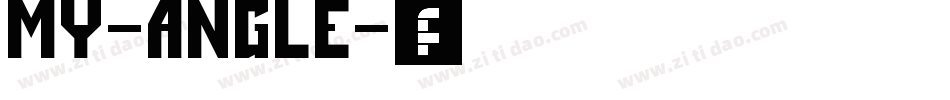 My-Angle字体转换