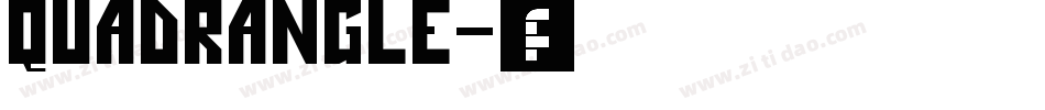 Quadrangle字体转换