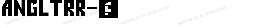 angltrr字体转换