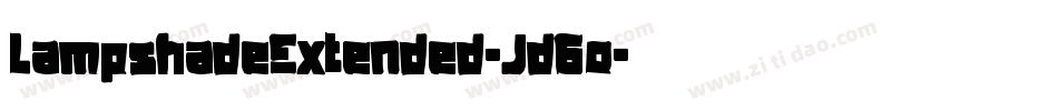 LampshadeExtended-JdGo字体转换
