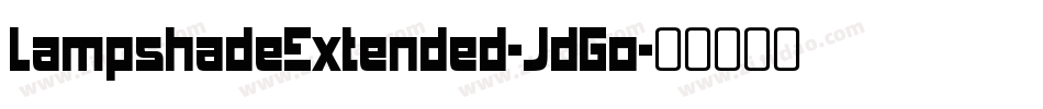 LampshadeExtended-JdGo字体转换
