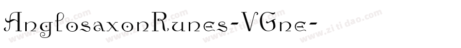 AnglosaxonRunes-VGne字体转换