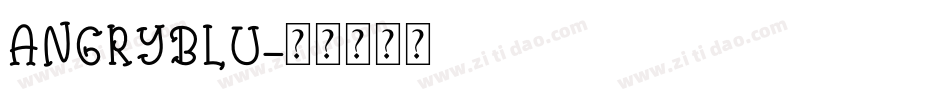 ANGRYBLU字体转换