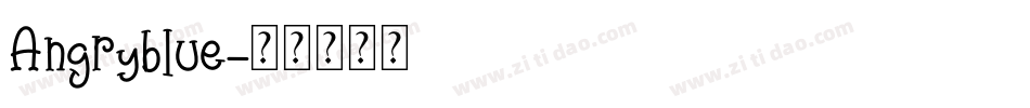Angryblue字体转换