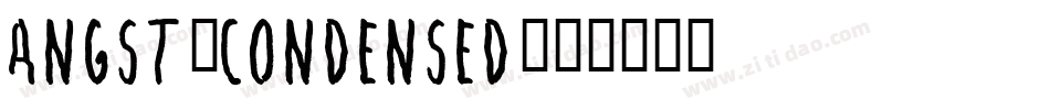 Angst-Condensed字体转换