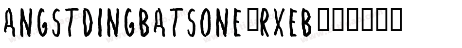 Angstdingbatsone-rxEB字体转换