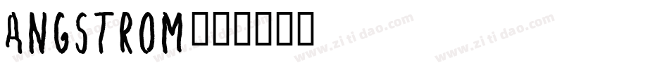 Angstrom字体转换