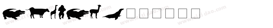 ANIMALS字体转换