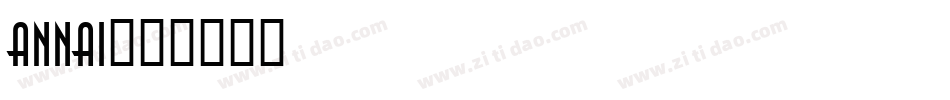 ANNAI字体转换