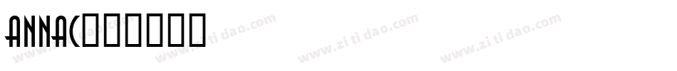 AnnaC字体转换